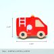 Handmade Pine Wood Fire Truck Knob for Kids Furniture